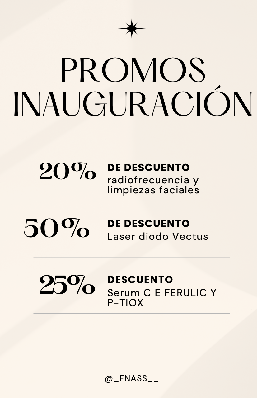Promociones de inauguración